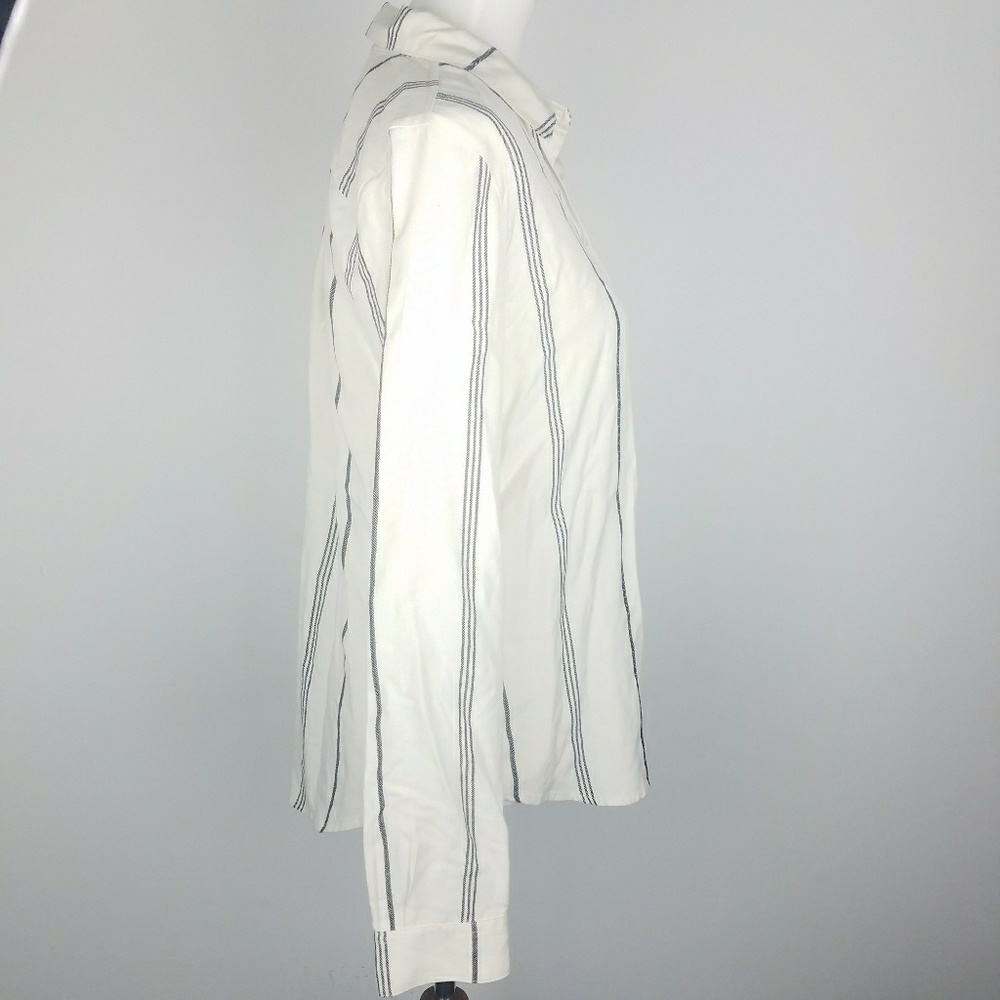 Sanctuary Tailored Boyfriend Shirt Striped XS - Picture 5 of 8